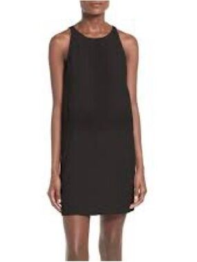Leith Black Halter Mini Dress